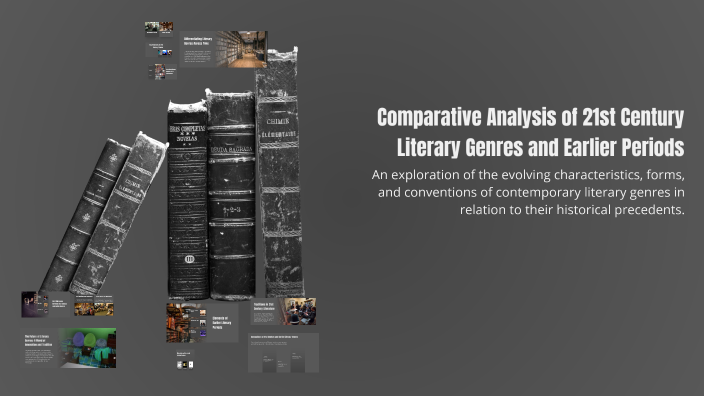 Comparative Analysis of 21st Century Literary Genres and Earlier ...