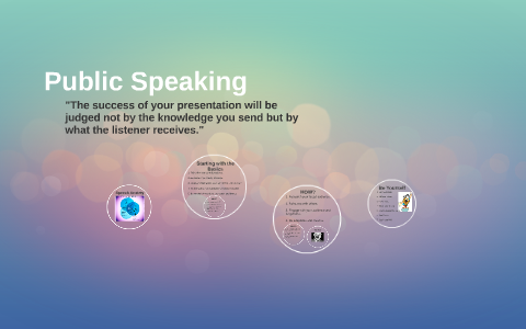 Public Speaking by on Prezi
