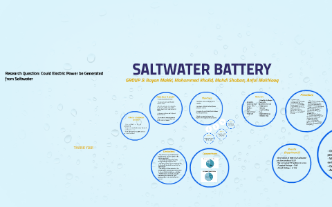 salt water battery research paper