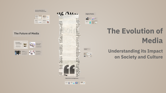 The Evolution of Media by ajayan m s on Prezi