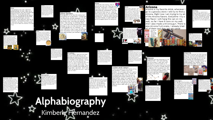 Alphabiography Project by Kimberly Hernandez on Prezi
