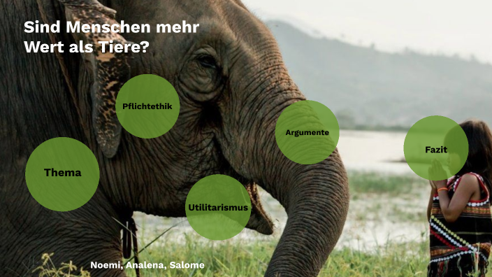 Was Unterscheidet Menschen Von Tieren Sind Menschen mehr Wert als Tiere? by Noemi Jost on Prezi