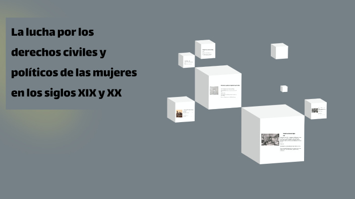 La lucha por los derechos civiles y políticos de las mujeres en los ...