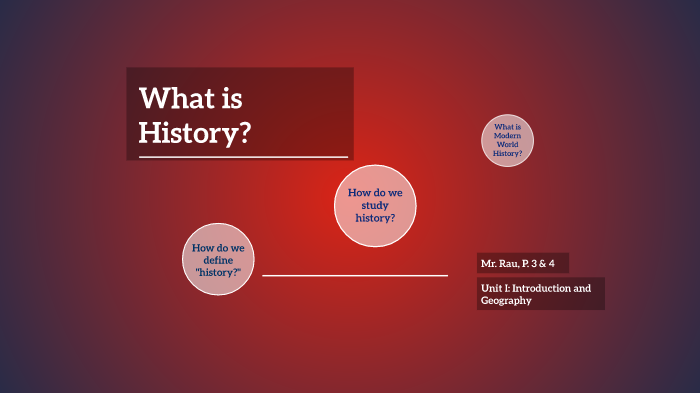 What is History? by Calen Rau