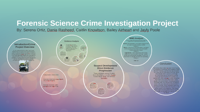 Forensic Science Crime Investigation Project By Bailey Airheart On Prezi