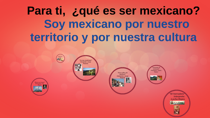 ¿Para ti qué es ser mexicano? by Mauricio Ortiz Mtz on Prezi