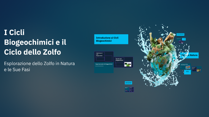 I Cicli Biogeochimici e il Ciclo dello Zolfo by luca tolu on Prezi