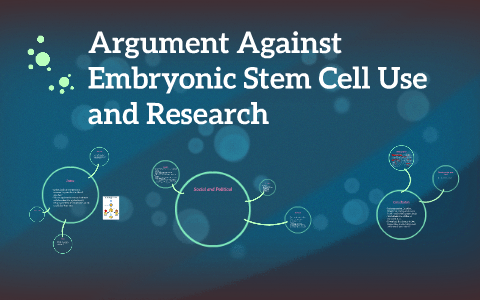 articles against embryonic stem cell research