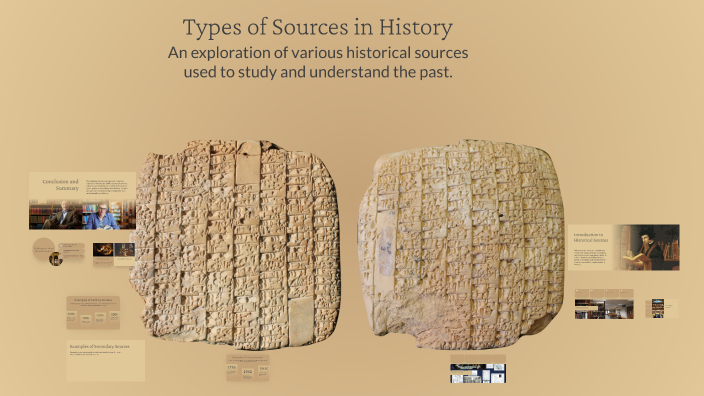 Types Of Sources In History Types of Sources in History by Şahin Kaya on Prezi