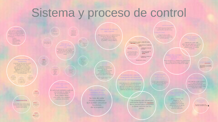 Sistema y proceso de control by Ethel Rodríguez Lobo