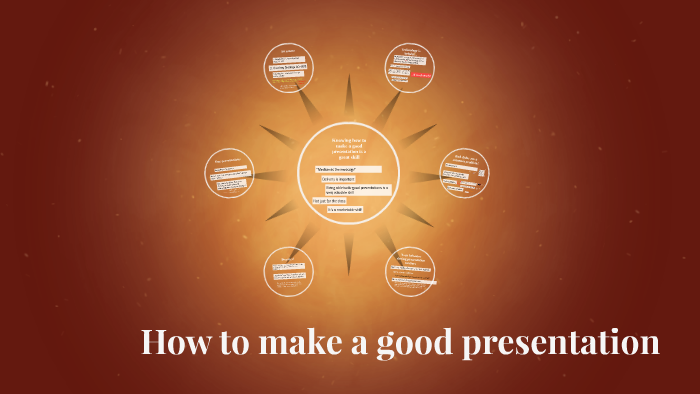 How to make a good presentation by Piotr Konieczny on Prezi