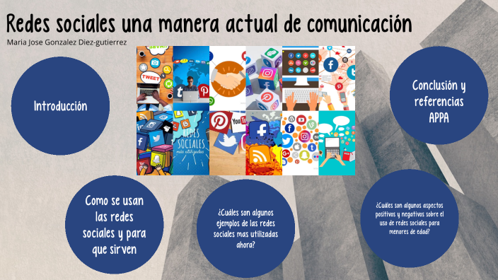 Redes sociales by Maria Jose Gonzalez on Prezi