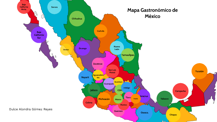 Mapa Gastronomico by Dulce Gomez on Prezi