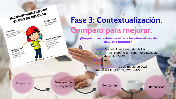 Fase 3: Contextualización. Comparo para mejorar by Michel Lluvia