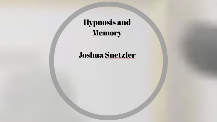 hypnosis to forget bad memories