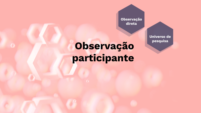 Observação participante by Andreia Vicente on Prezi