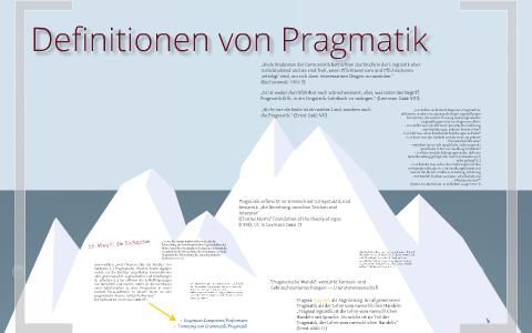 Definitionen Von Pragmatik/Pragmalinguistik By Christoph Spieker On Prezi