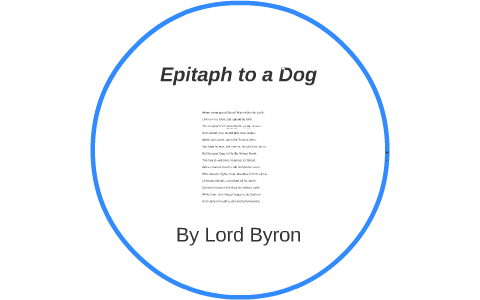 Epitaph to a dog by Peter Henkhaus on Prezi