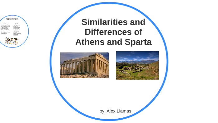 Athens And Sparta Comparison Chart