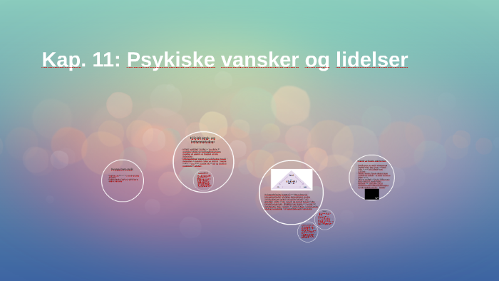 Kap. 11: Psykiske Vansker Og Lidelser By Julianne A On Prezi Next