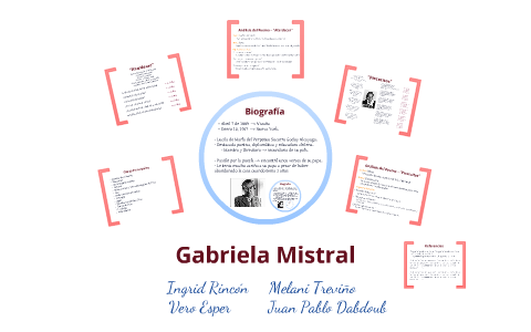 Gabriela Mistral By Ingrid Rincon