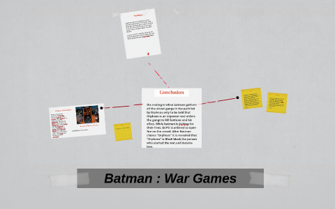 Batman : War Games by Brian Baek