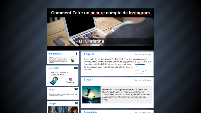 Comment Faire Un Secure Compte De Instagram By Christina Benson