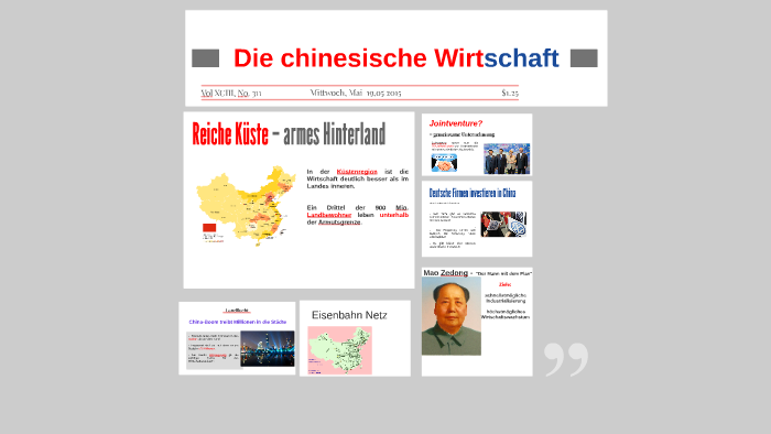 Die Chinesische Wirtschaft by sebastian Heimbach