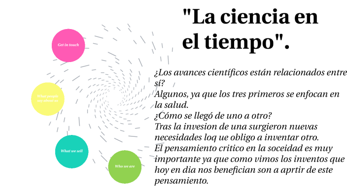 La ciencia en el tiempo by ANA SANTOS on Prezi