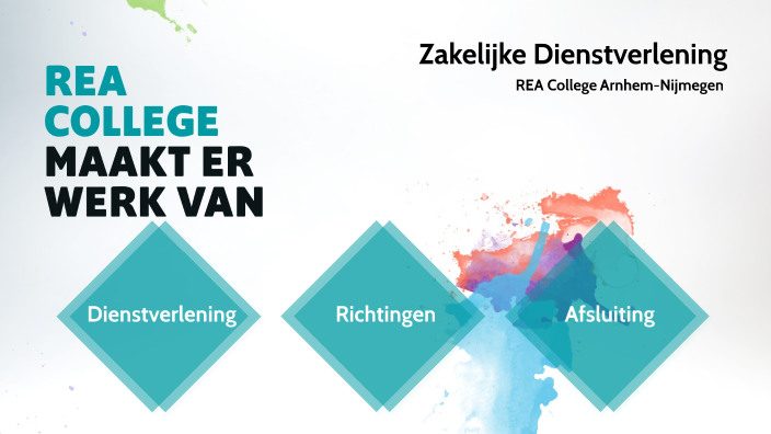 Presentatie Zakelijke Dienstverlening REA College Arnhem-Nijmegen By ...