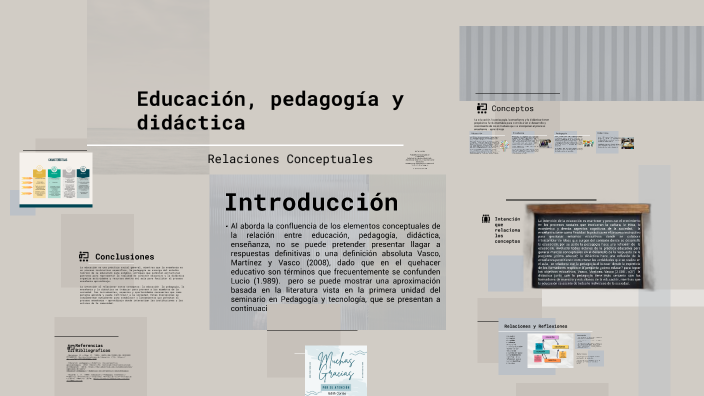 Educación, pedagogía y didáctica by Edith Cortés on Prezi