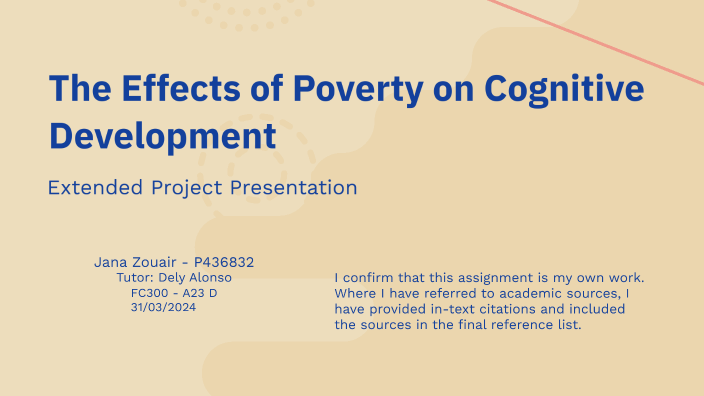 Effects Of Poverty On Cognitive Development By Jana Zouair On Prezi