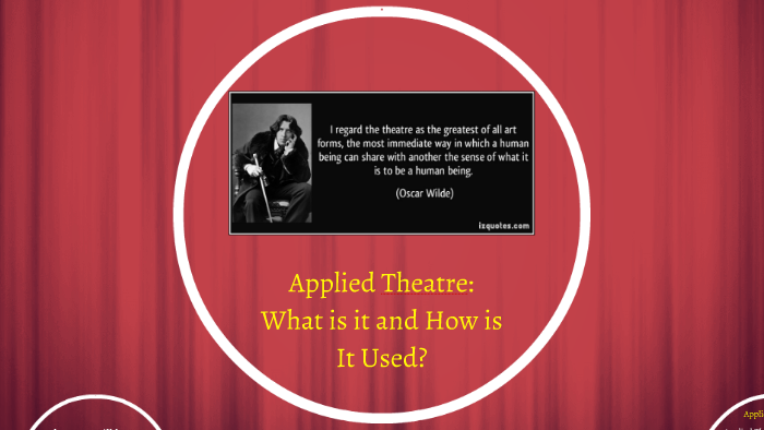 Applied Theatre: What is it and How is It Used? by Andrew Oglesby on Prezi