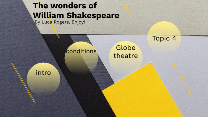 william shakespeare presentation prezi