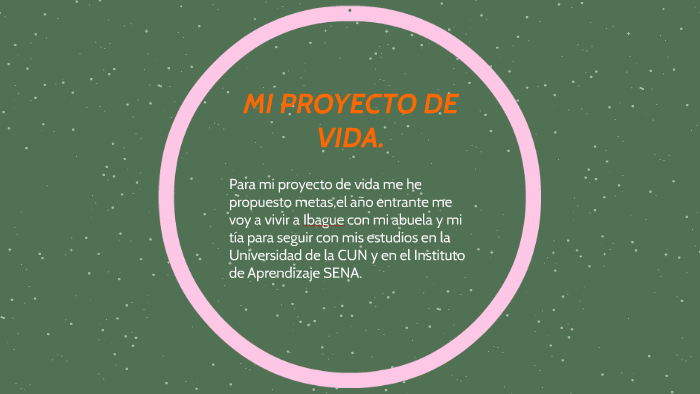 MI PROYECTO DE VIDA by alejandra Cardenas Garcia on Prezi