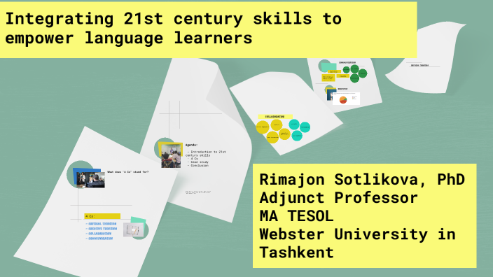 Integrating 21st century skills to empower language learners by Rima ...