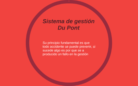 Sistema de gestión Dupont by pedro moya pineda