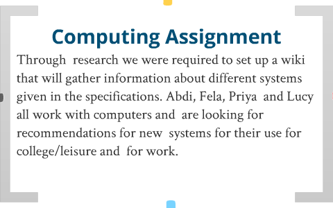 assignment meaning computing