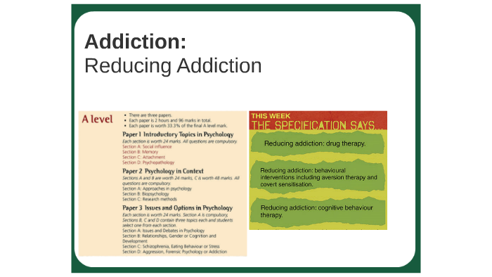 4. Add: Reducing Addiction by Scott Franklin on Prezi