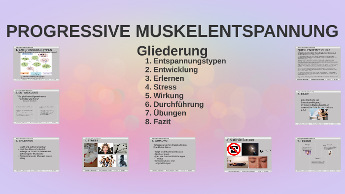 PROGRESSIVE MUSKELRELAXATION IN BISCHWEIER intelligence overview