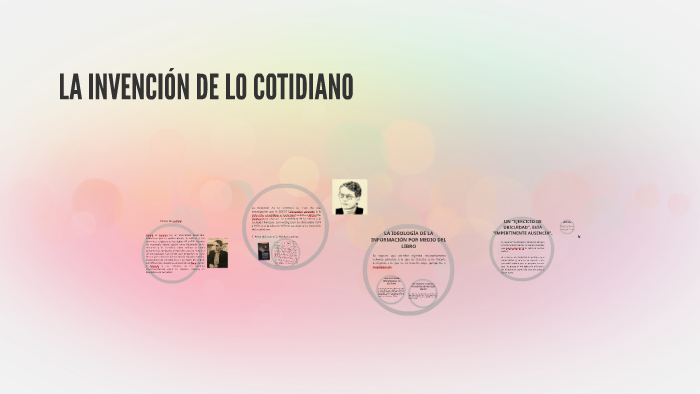 LA INVENCIÓN DE LO COTIDIANO by fabiola cortez on Prezi