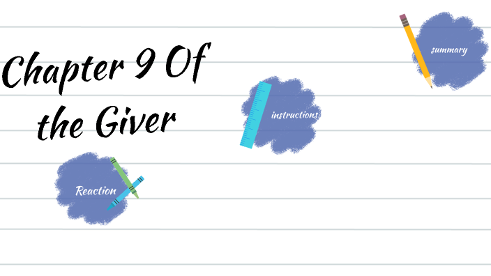 what happens in chapter 8 and 9 of the giver