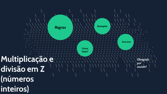 Apresentação de Matemática - Multiplicação e divisão em Z by ALUNO ...