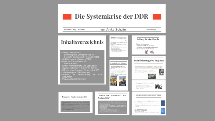 Die Systemkrise In Der DDR By Amke Schulte On Prezi