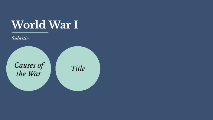 WWI by Whitney Miller on Prezi