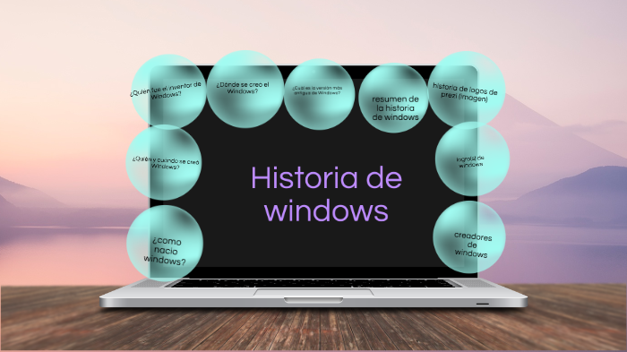 historia de windows