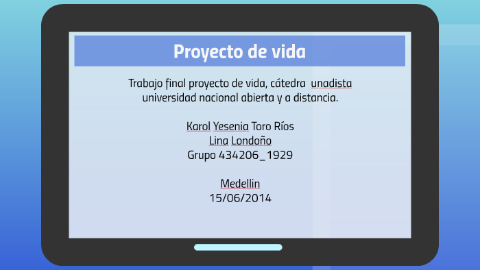 Proyecto de vida lina y karol by Kroll Toro on Prezi