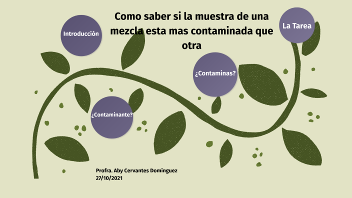 Como Saber Si Una Mezcla Esta Mas Contaminada Que Otra prezi.com