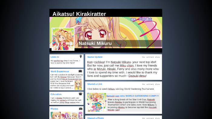 Aikatsu Kirakiratter By Adiba Khan