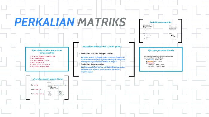 Tutorial Perkalian Matrix PERKALIAN MATRIKS by Andhika Bagas on Prezi